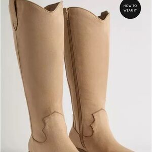 ISO!!!!Torrid Beige Heeled Boots
